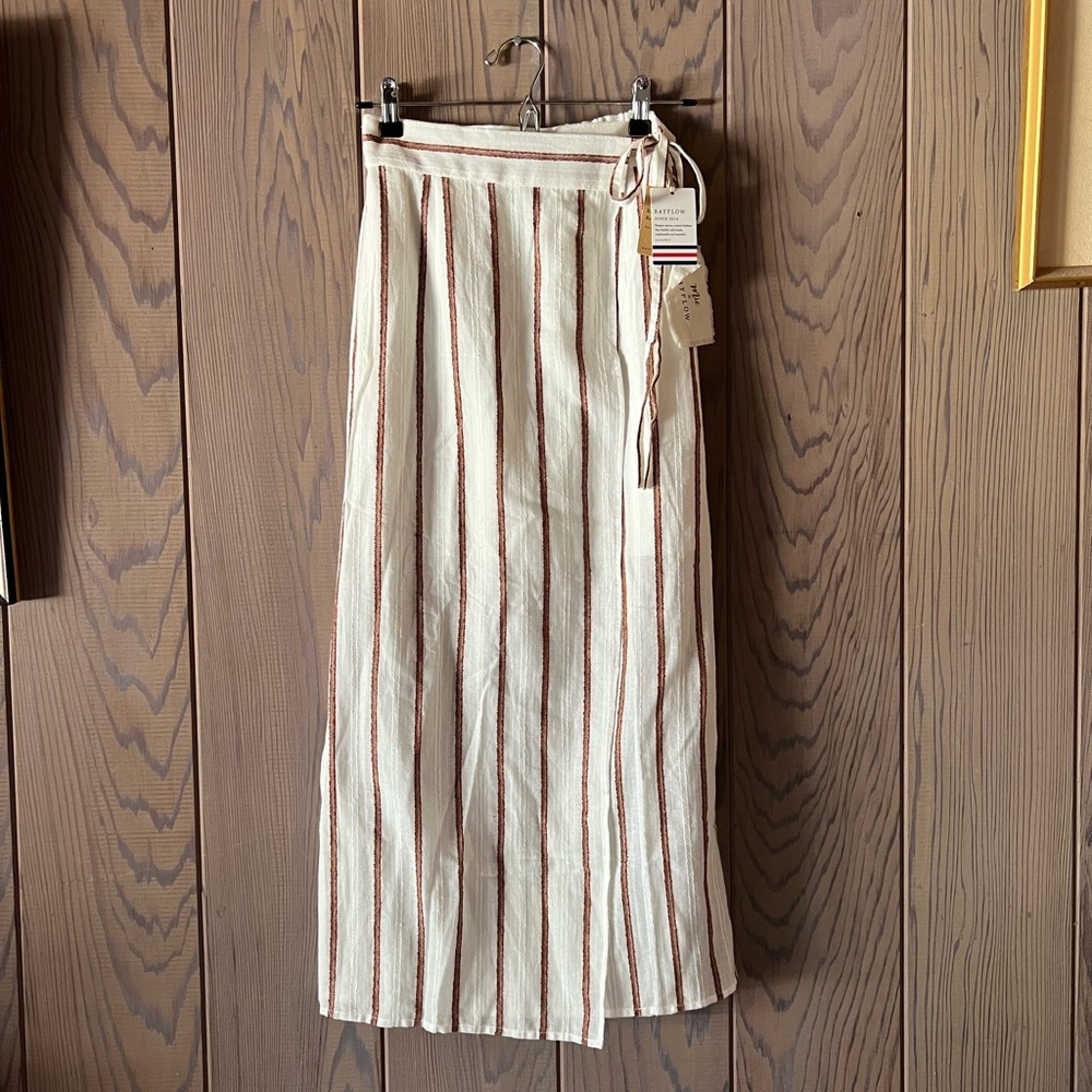 Bayflow Striped Maxi Skirt, Size M